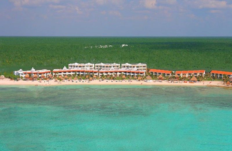 El Dorado Seaside Suites Catamaran, Cenote & More Inclusive (Adults Only) Xpu Ha Ngoại thất bức ảnh